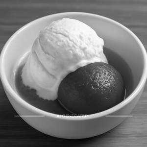 Gulab Jamun With Icecream