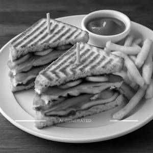 Veg Club Sandwich