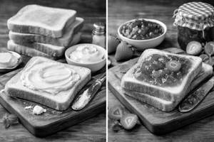 Bread butter jam
