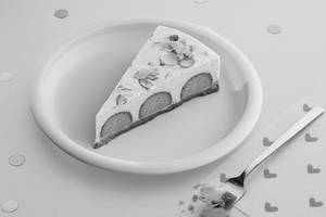 Gulab Jamun Cheesecake Slice
