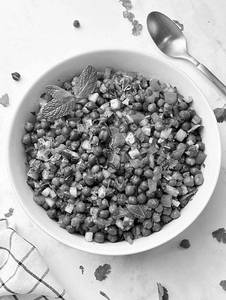 Boiled Channa Salad