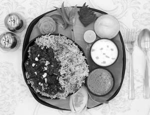 Mushroom Ulavacharu Biryani