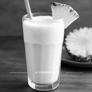 Pineapple Milk Shake