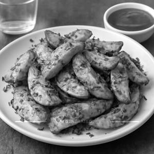 Herbed potato wedges