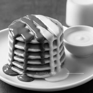Milk & White Pancake