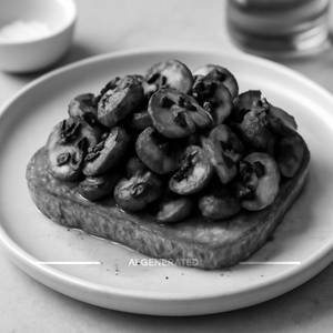 Sauted Mushroom On Toast