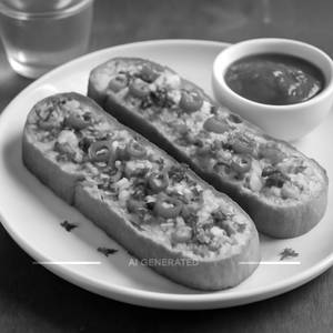 Onion Chilly Garlic Bread
