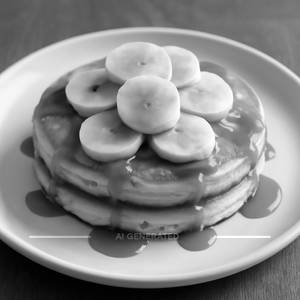 Banana Caramel Pancake