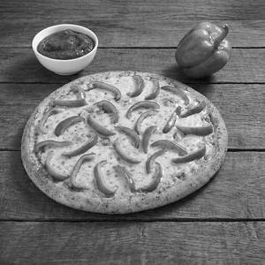Cheesy Capsicum Pizza