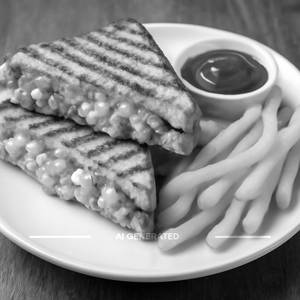 Corn Cheese Sandwich