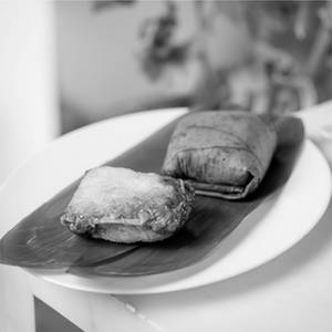 Vegetable Sticky Rice In Lotus Leaf