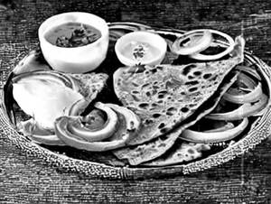 Aloo Pyaaz Parantha