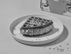 Choco Kunafa Waffle