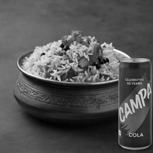 Hyderabadi Soya Chaap Biryani + Drink Combo