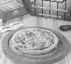 Veg onion single pizza
