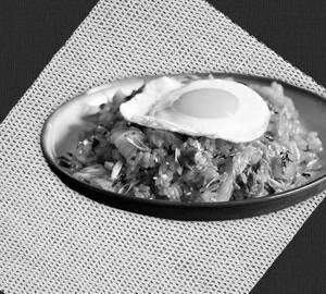 Pork Korean fried rice