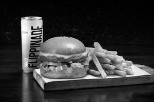 Peri Single Clucker + Fries + Flippinade
