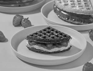 Berry Red velvet Waffle