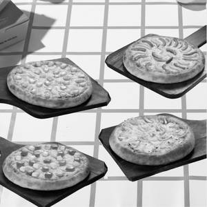 4 Veg Pizzas