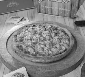 Makhani paneer pizza