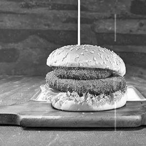 Crispy veg burger