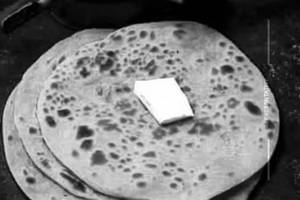 Paneer cheese paratha