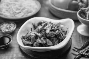Chilli Mushroom Dry
