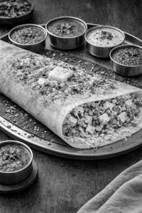 Cheese Paneer Onion Butter Sada Dosa