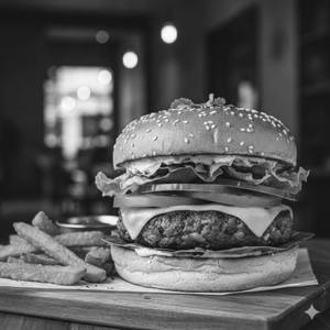 Spicy paneer burger
