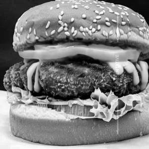 Thigh Chicken Burger Cheesy