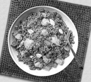 Chicken Korean fried rice