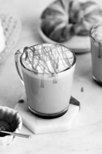 Caramel hot coffee