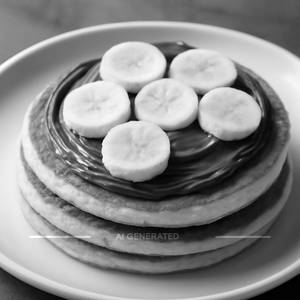 Nutella And Banana Pancake
