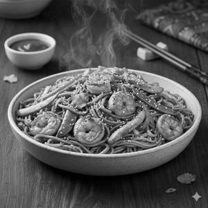 Mixed hakka noodles