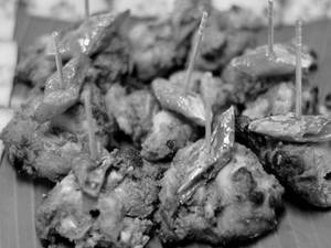 Pachi Mirchi Kodi Kebab