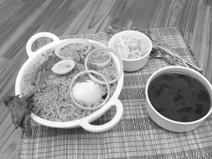 Chicken Biryani (Half) With Chicken Curry