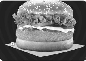 Maharaja Veg Single Burger