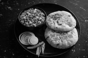 Boiled Anda Bhurji Kulche