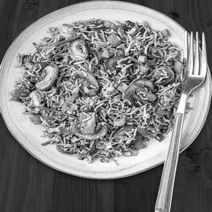 Mushroom Fried Rice