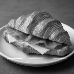 Salami And Cheese Croissant