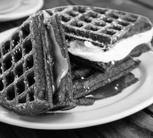 Double Chocolate Waffle (Milk & White)