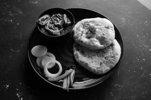 Soya Chap Masala Kulche