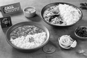 Rajma Chawal + Kadhi Chawal