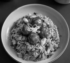 Veg Manchurian Fried Rice