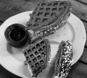 Crunchy Almond Waffle