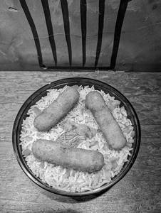 Veg Fingers Rice Bowl
