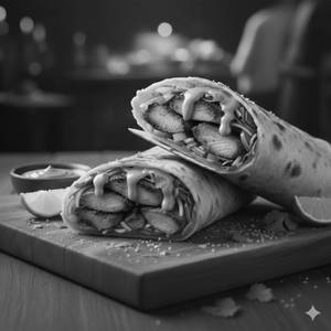 Tandoori Chicken Shawarma