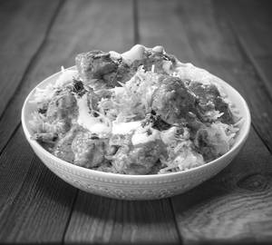 Butter chicken biryani