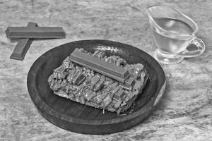 Kit Kat Baked Kunafa