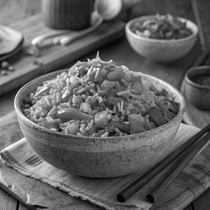 Triple Schezwan Rice.